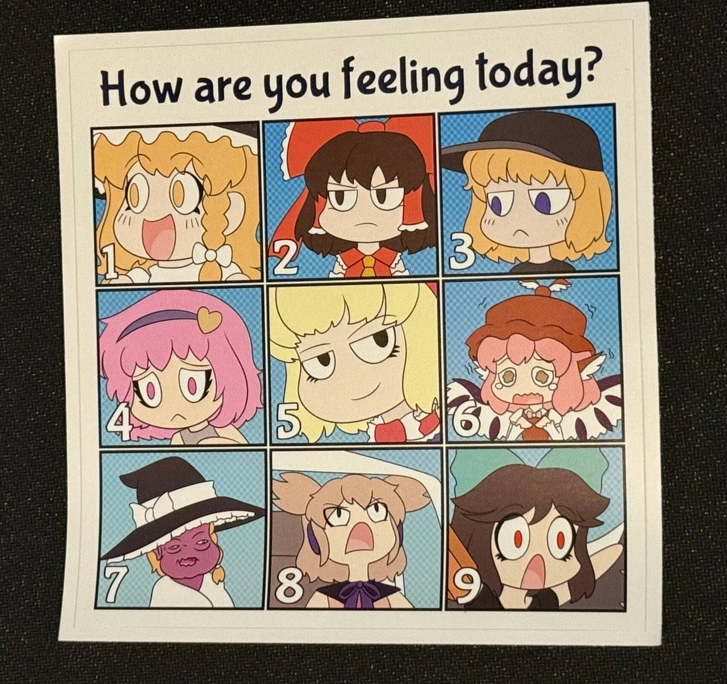 Touhou Mood Board Sticker