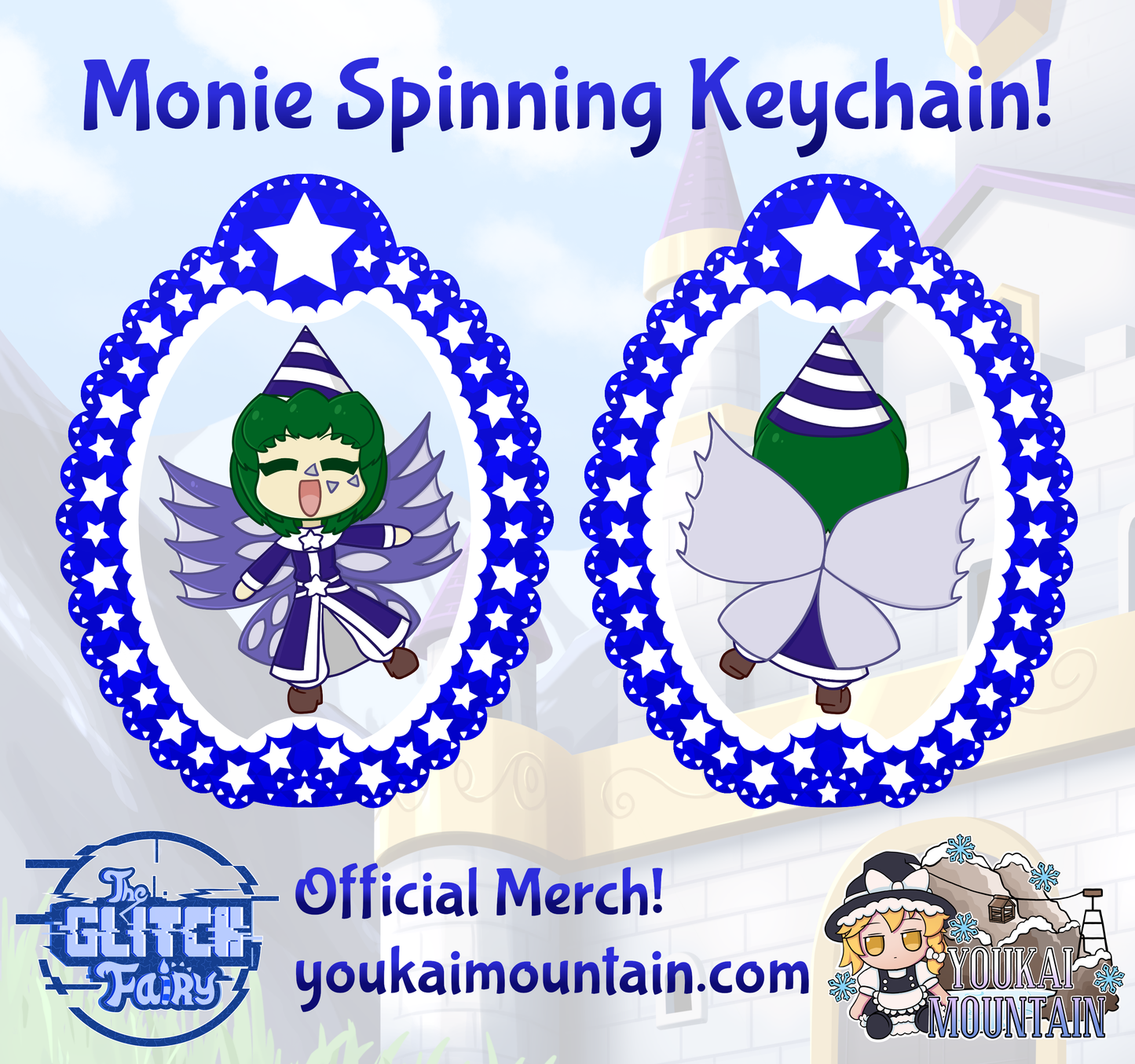 Monie Glitch Fairy Spinner Chain
