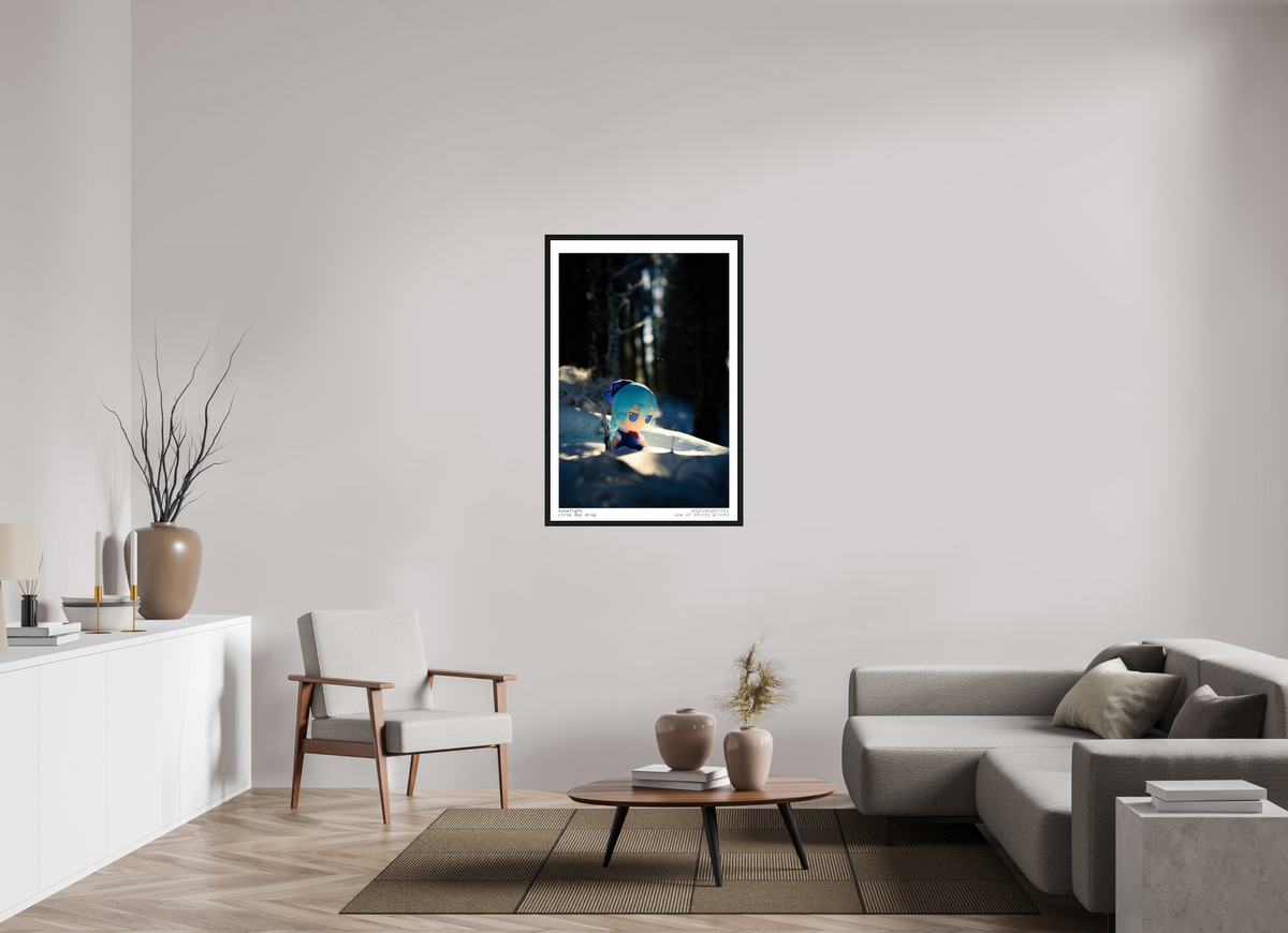 30 x 45″, Floater Frame Snowlight