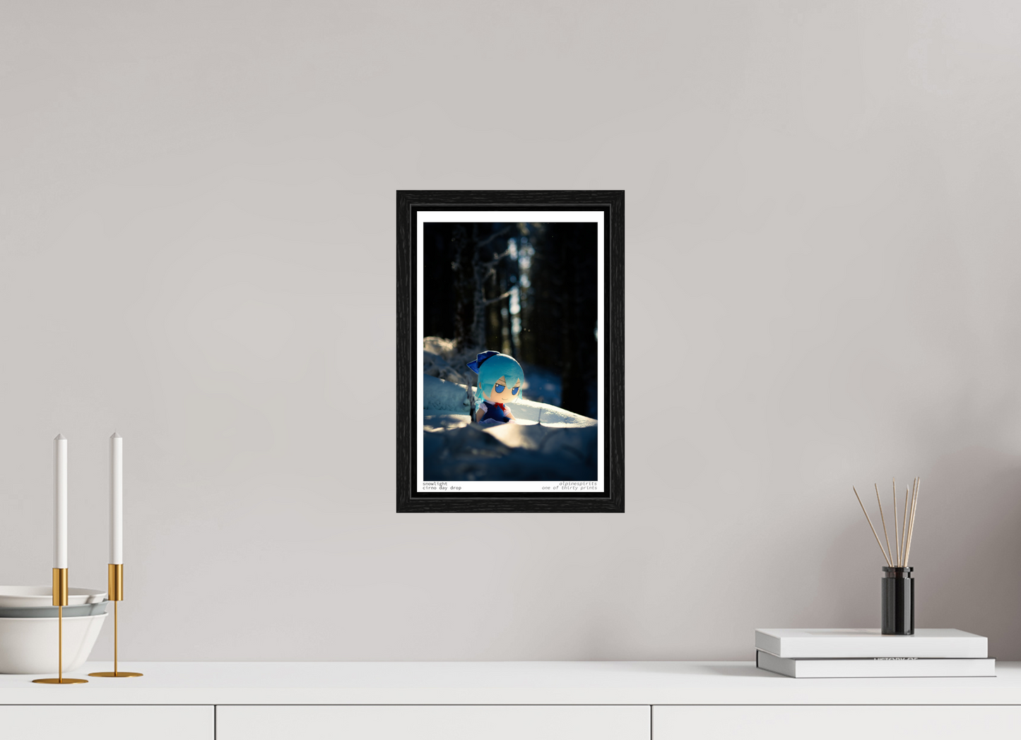 8 x 12″, Floater Frame Snowlight