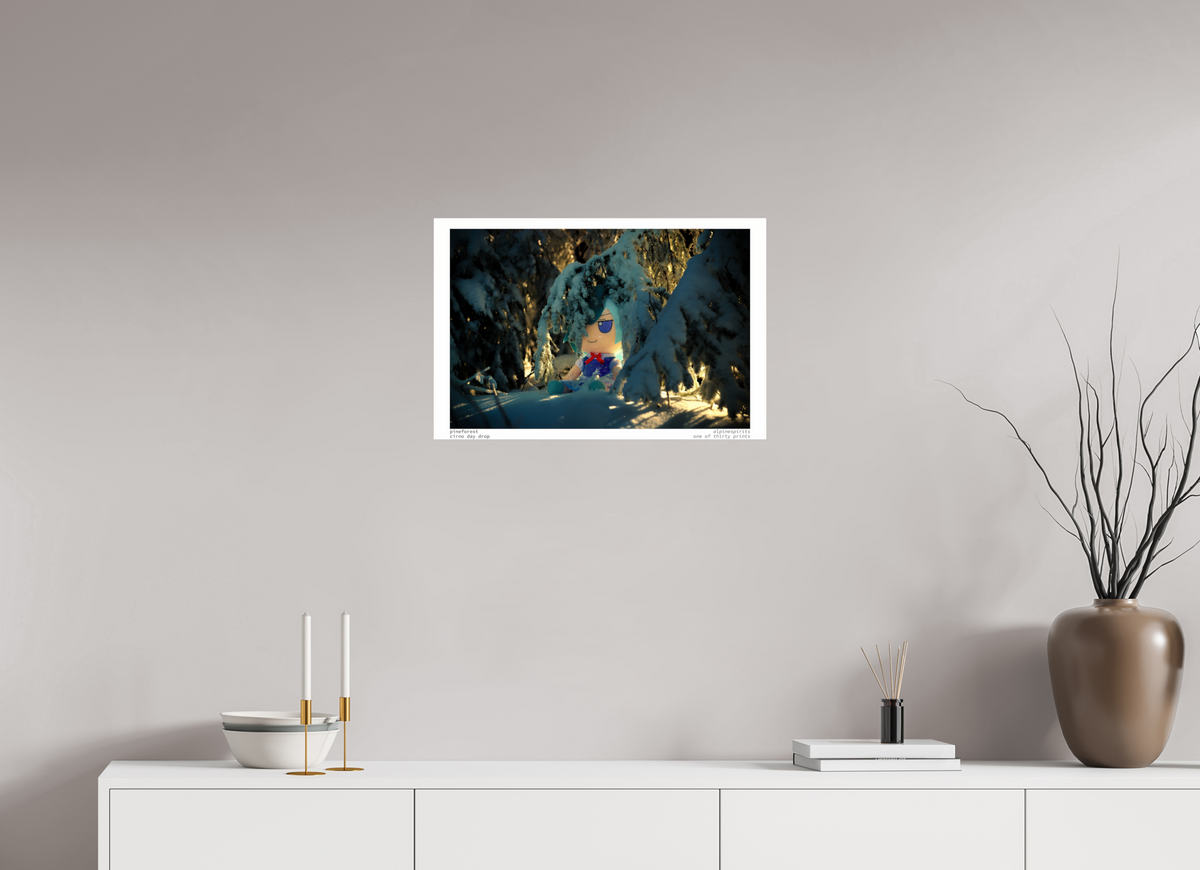 24 x 16″, Photo Print Under Acrylic Glass Pine Forest
