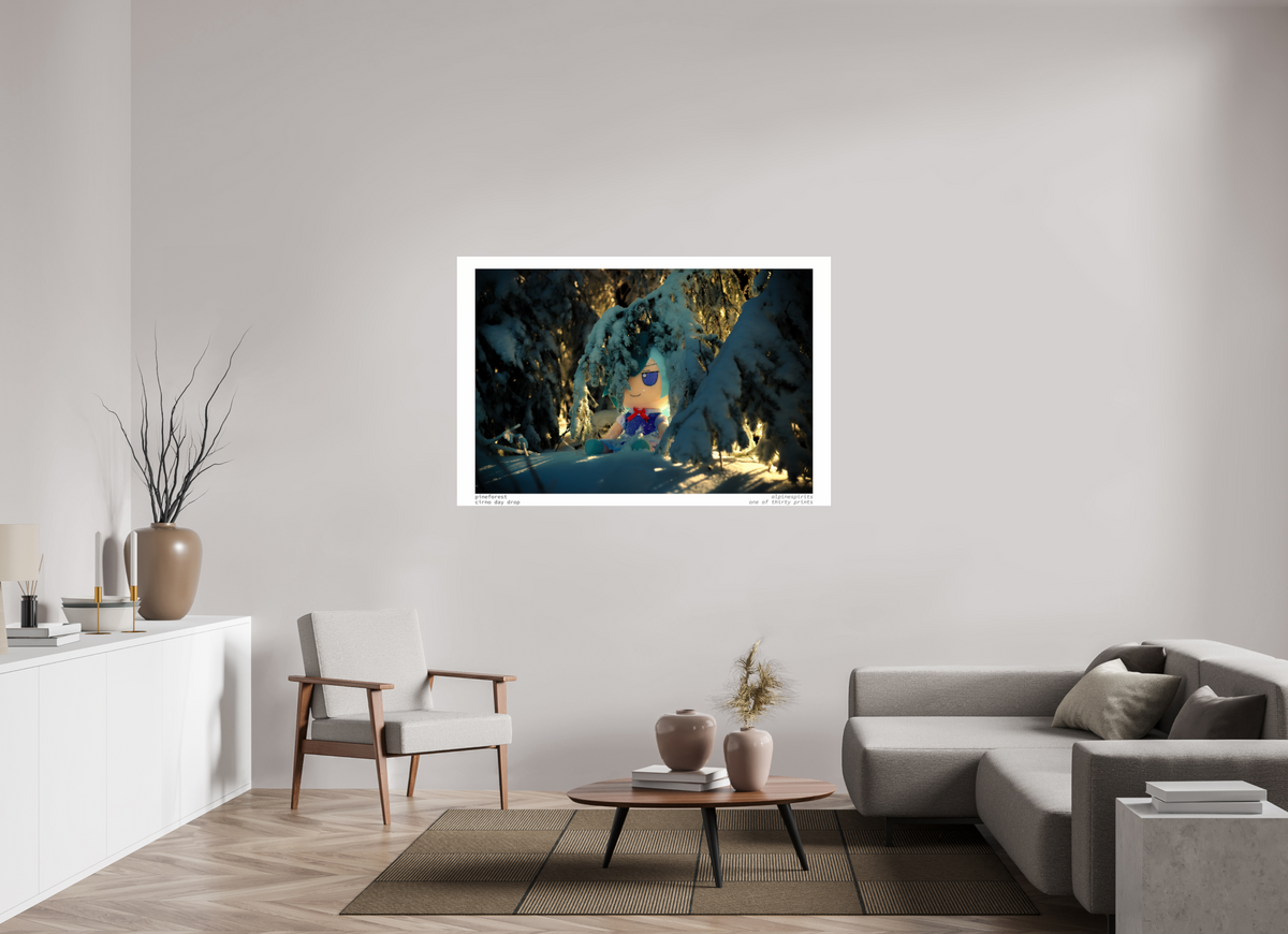 60 x 40″, Photo Print Under Acrylic Glass Pine Forest