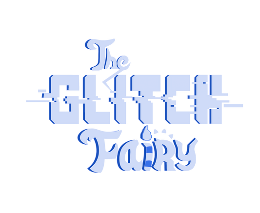 Glitch Fairy Logo Sticker