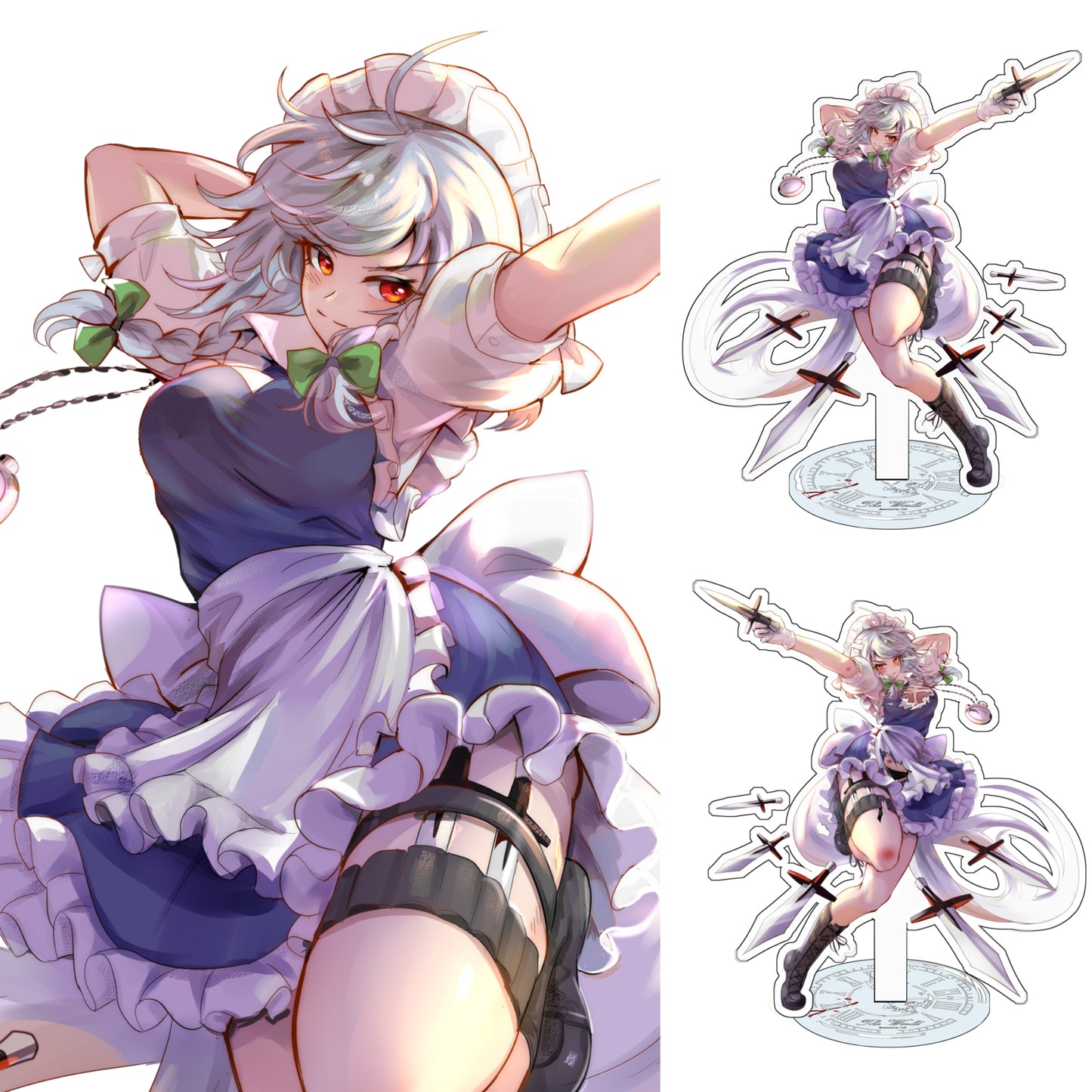 Sakuya Izayoi Double Sided Stand