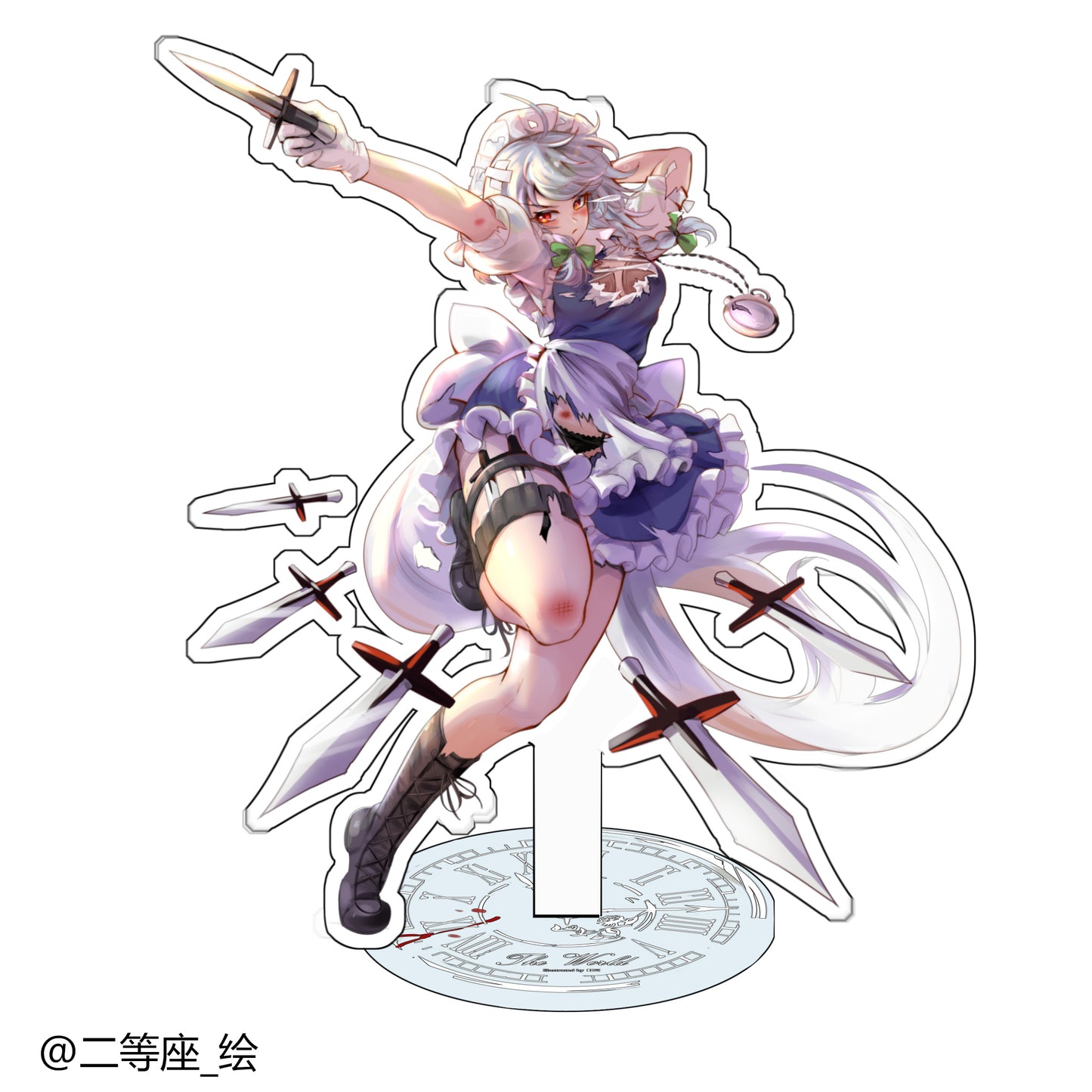 Sakuya Izayoi Double Sided Stand