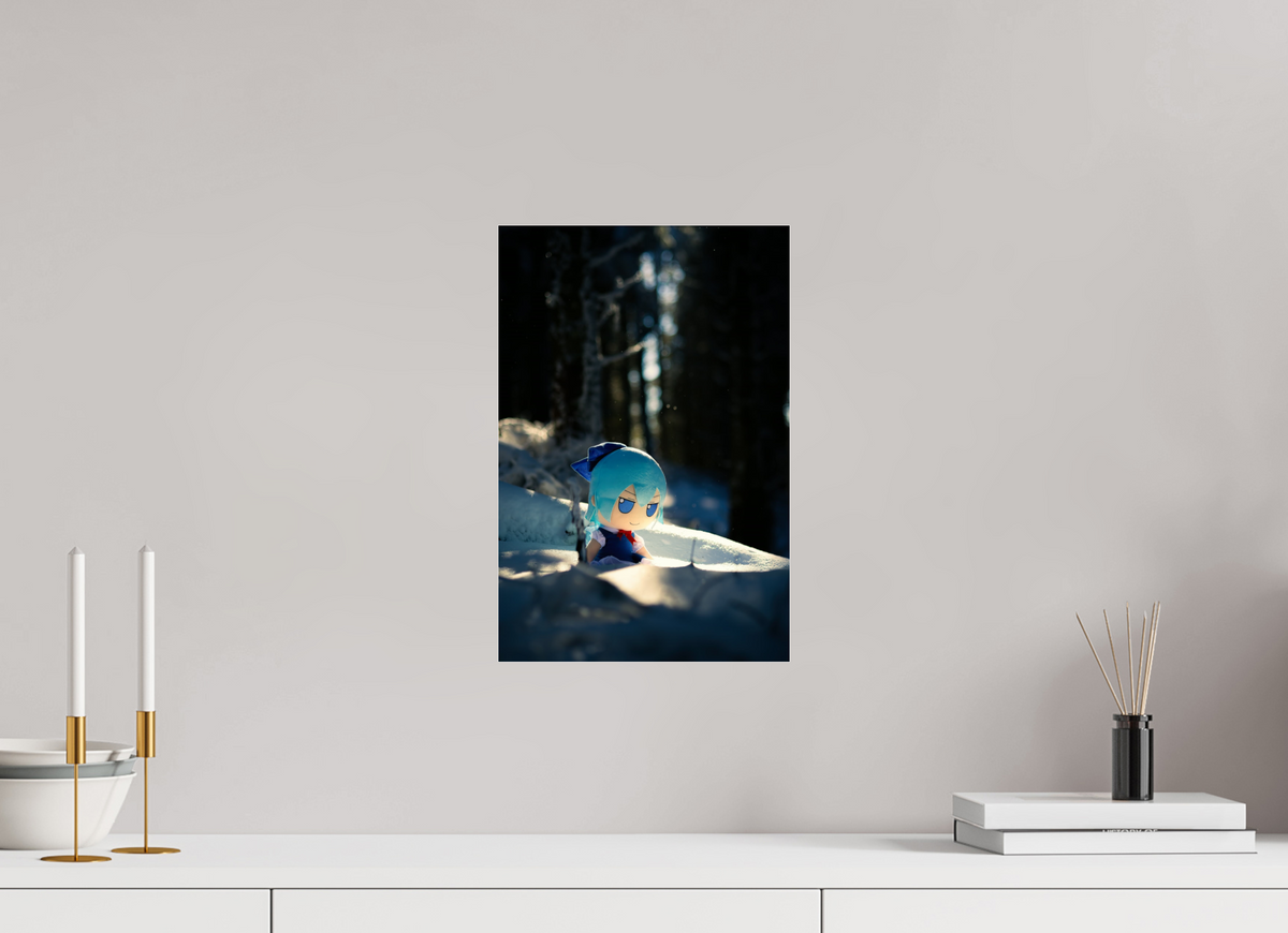 10 x 15″, Photo Print Under Acrylic Glass Cirno Under Tree
