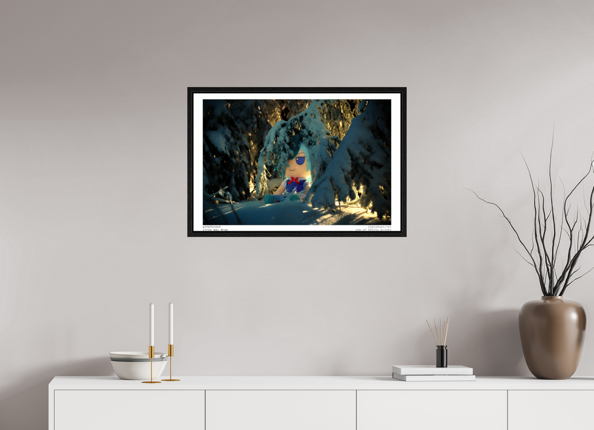 30 x 20″, Floater Frame Pine Forest