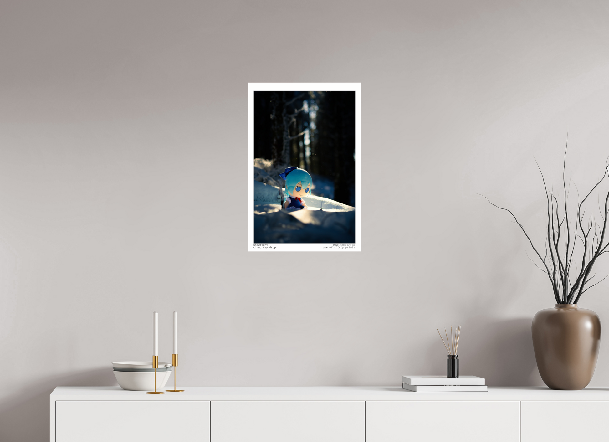 16 x 24″, Photo Print Under Acrylic Glass Snowlight