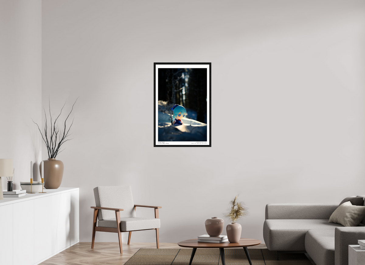 24 x 36″, Floater Frame Snowlight