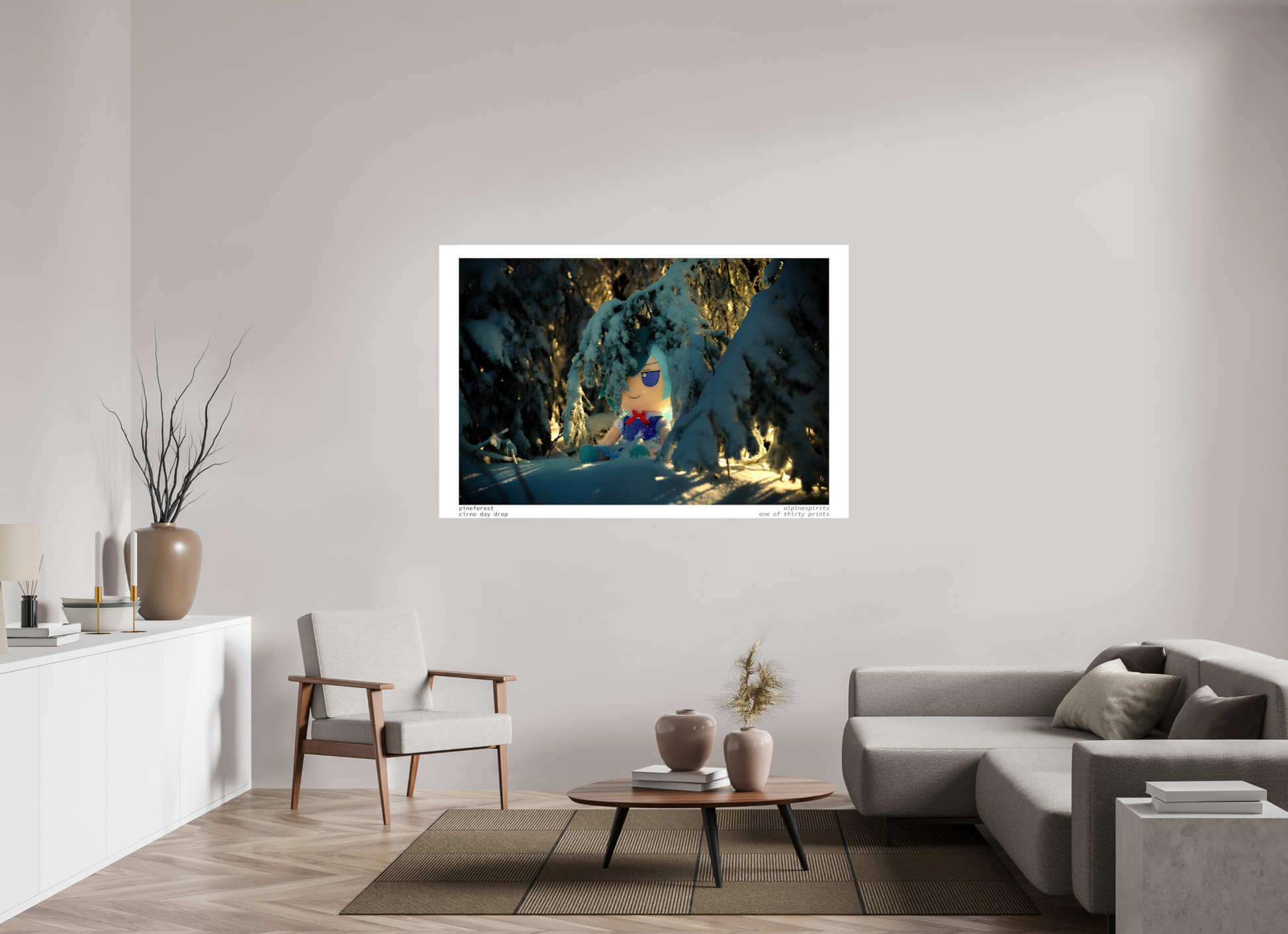 66 x 44″, Photo Print On Fuji Crystal DP II Pine Forest