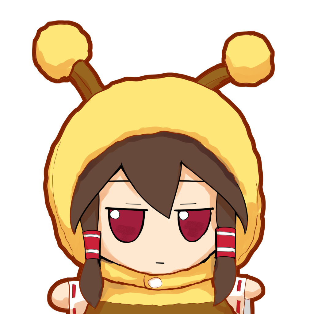 Reimu Bee Fumo Sticker