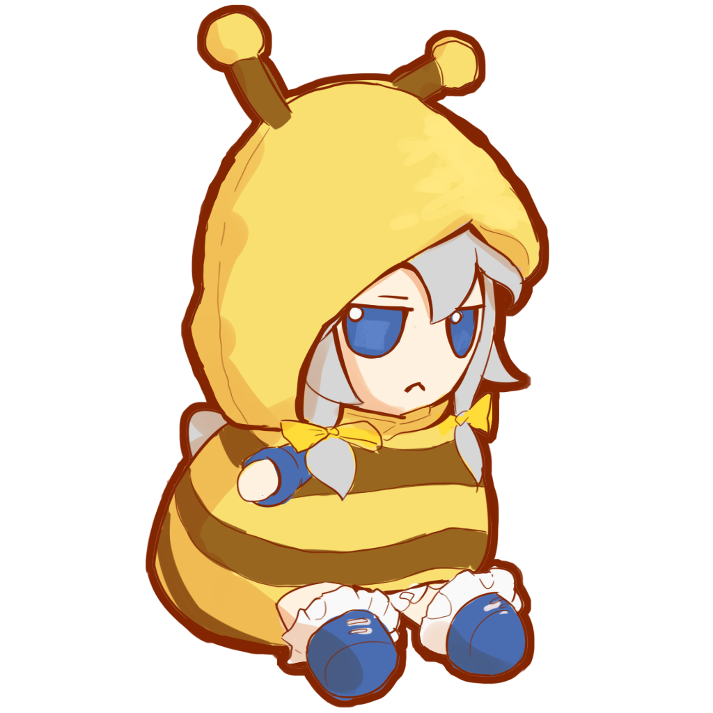 Sakuya Bee Fumo Sticker