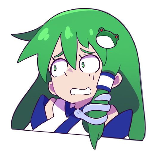 Sanae UHHHH Sticker